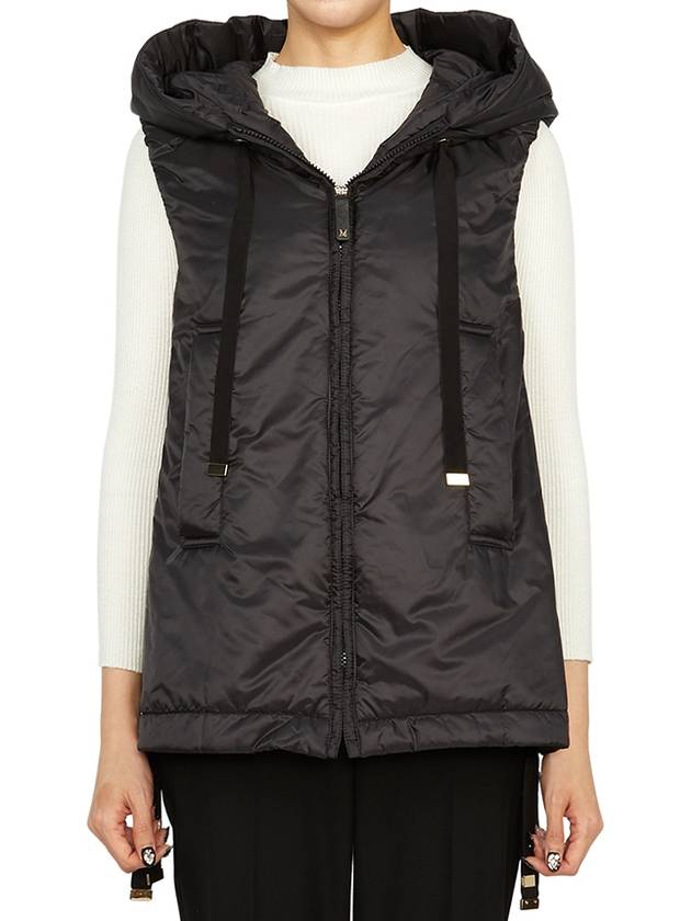 Greengo Padded Vest Black - MAX MARA - BALAAN 5