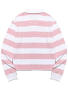 Striped collar sweatshirt PINK - 20THHOLE - BALAAN 3