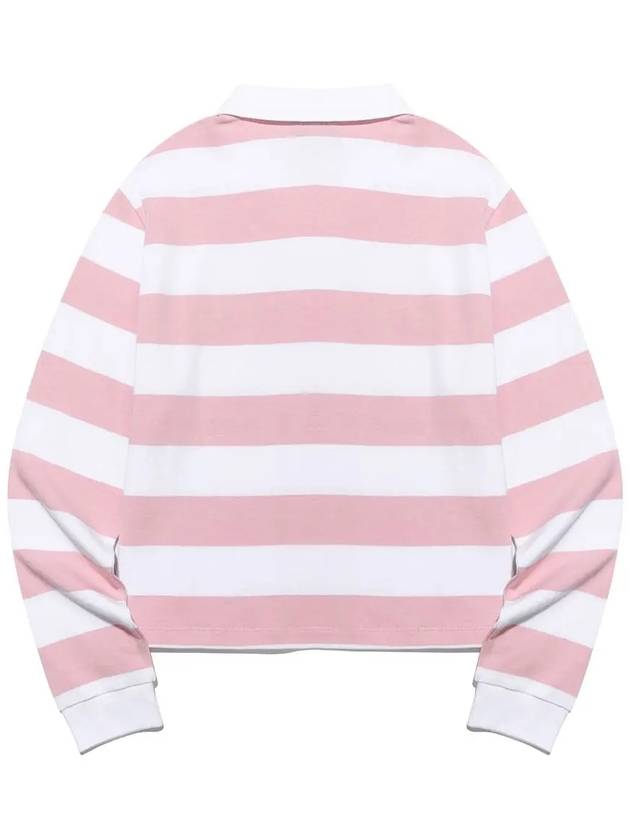 Striped collar sweatshirt PINK - 20THHOLE - BALAAN 3