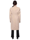 Women's Sportmax Virgin Wool Double Coat Beige - MAX MARA - BALAAN 6