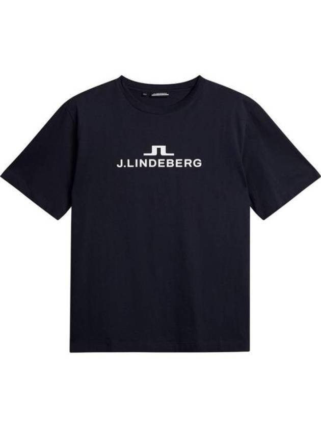 Alpha Short Sleeve T-Shirt Navy - J.LINDEBERG - BALAAN 2