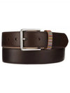 Signature Striped Leather Dark Brown - PAUL SMITH - BALAAN 2