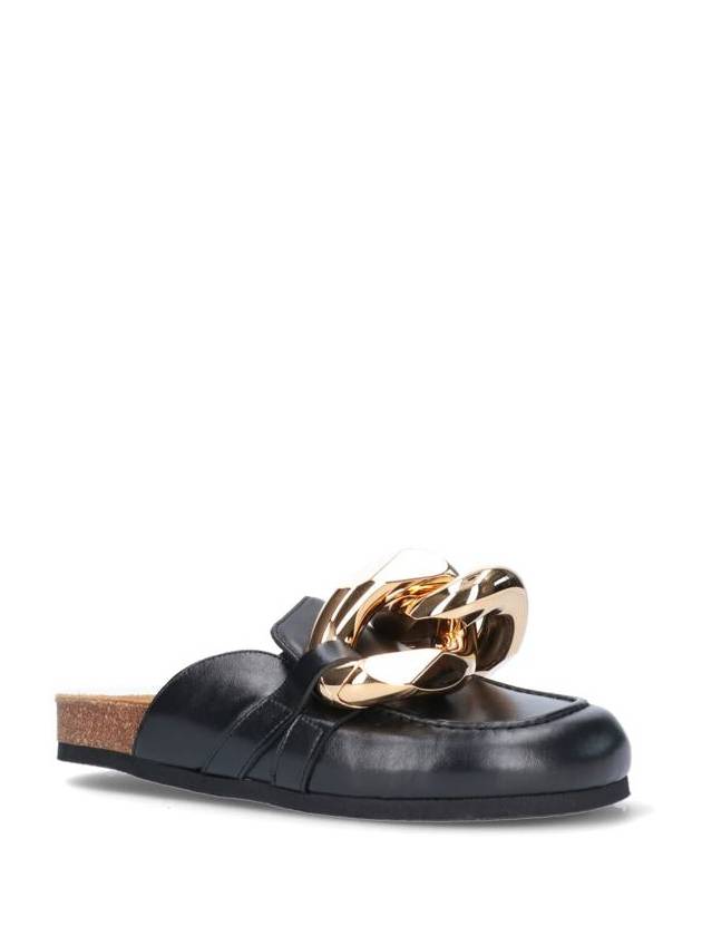 Women's Bold Chain Bloafer Black - JW ANDERSON - BALAAN 3