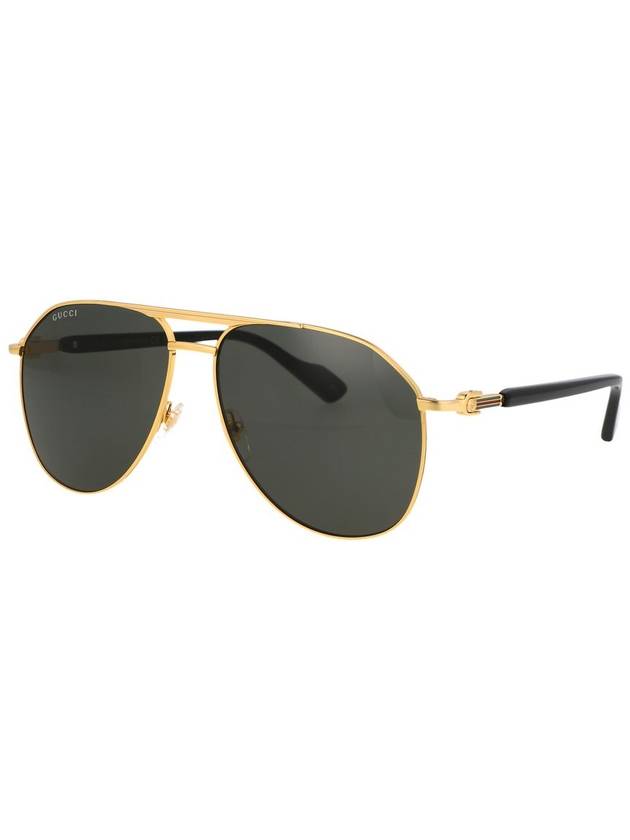 Eyewear Pilot Frame Sunglasses Grey - GUCCI - BALAAN 3