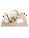 GG Marmont Matelasse Small Shoulder Bag White - GUCCI - BALAAN 10