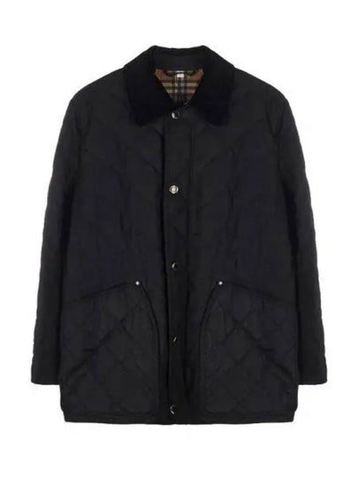 Reversible Vintage Check Thermoregulated Overshirt Jacket Black - BURBERRY - BALAAN 2