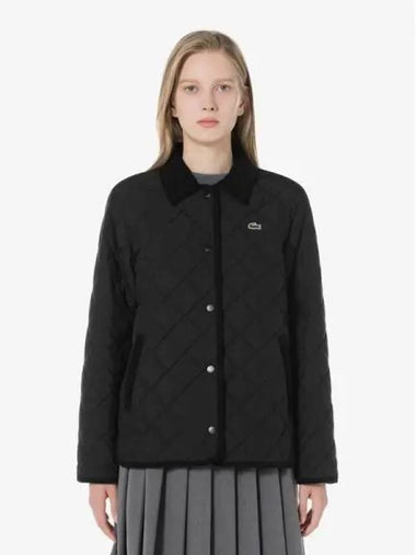 Women s corduroy collar quilted jumper BF554E 54N 031 Domestic product GQ2N24091079034 - LACOSTE - BALAAN 1