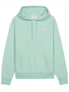 Mini Handwriting Loose Cotton Hoodie Mist Green - MAISON KITSUNE - BALAAN 4