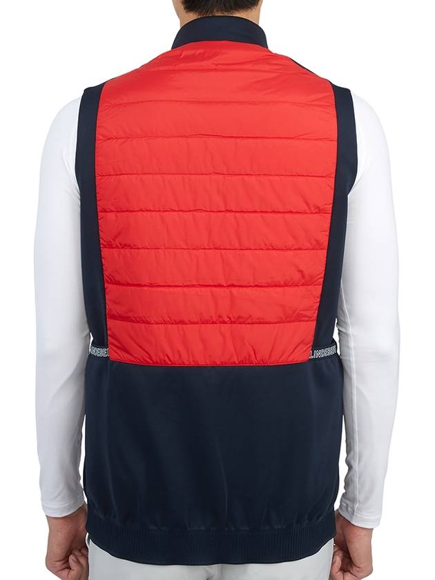 Golf Kenny Hybrid Vest Barbados Cherry - J.LINDEBERG - BALAAN 6