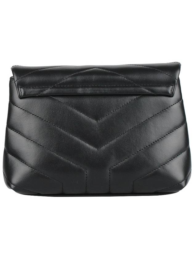 Loulou Toy Matelasse Shoulder Bag Black - SAINT LAURENT - BALAAN 6