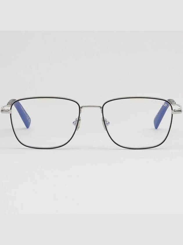 Blue light blocking glasses frame TF5748B 002 men women square metal frame - TOM FORD - BALAAN 3