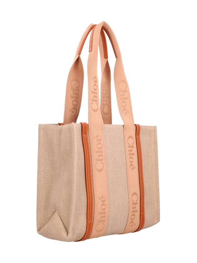 Woody Medium Tote Bag Soft Tan - CHLOE - BALAAN 3