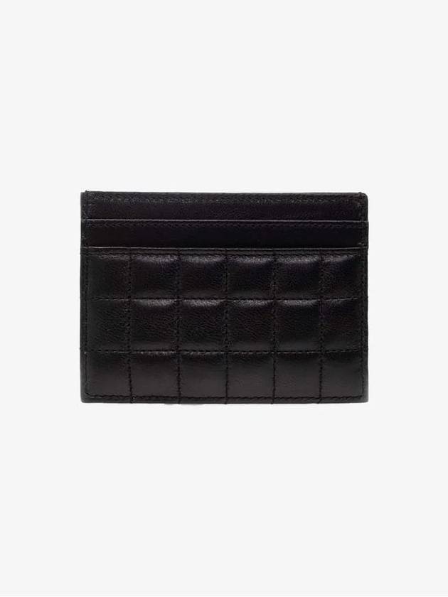 Cassandre Quilting Leather Card Wallet Black - SAINT LAURENT - BALAAN 5