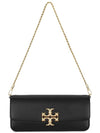 Eleanor Chain Shoulder Bag Black - TORY BURCH - BALAAN 4