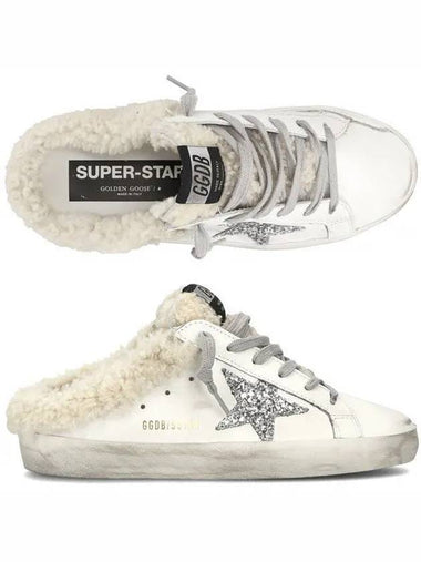 Superstar Sabot GWF00110 F002306 10224 Fur Lined Mule Sneakers 995206 - GOLDEN GOOSE - BALAAN 1