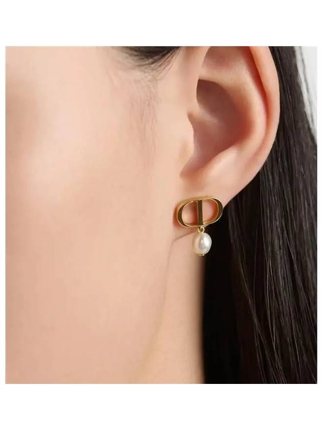 Women's Petit CD Earrings Gold - DIOR - BALAAN 7