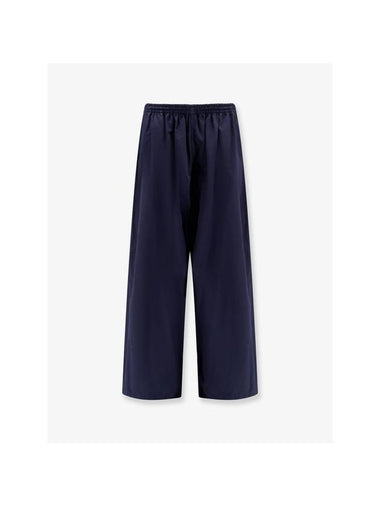 Cotton Straight Pants Blue - BALENCIAGA - BALAAN 1