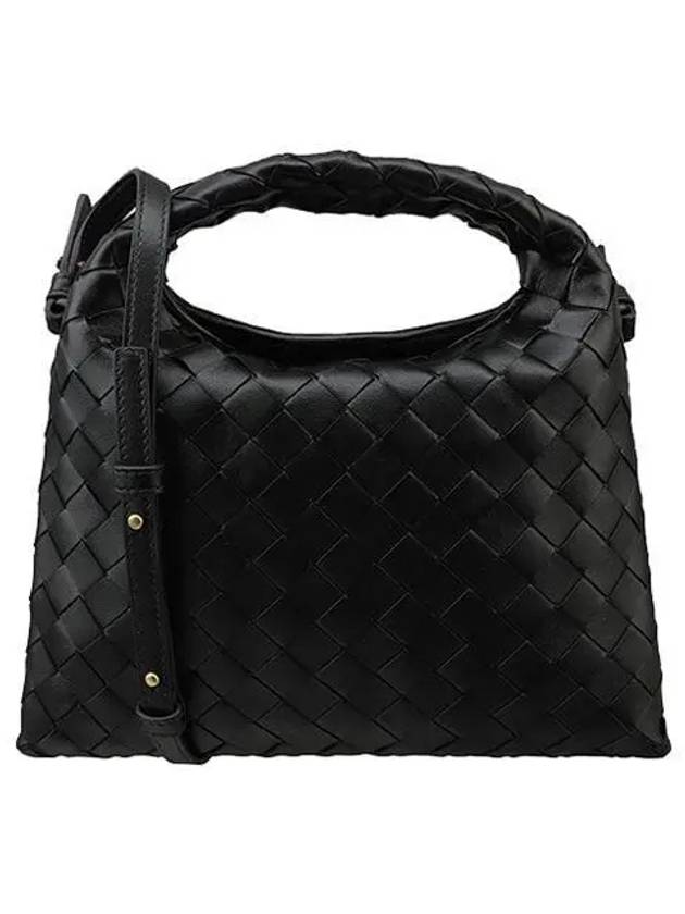 Intrecciato Mini Hop Tote Bag Black - BOTTEGA VENETA - BALAAN 2