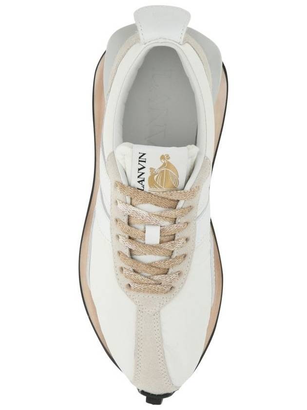 Bumper Nylon Low Top Sneakers White Pink - LANVIN - BALAAN 4