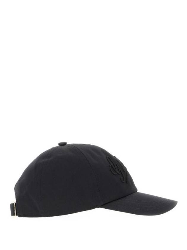 Embroidered Cotton Base Ball Cap Black - GUCCI - BALAAN 3