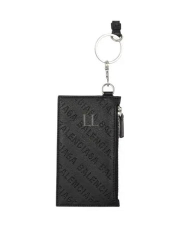 Keyring Card Holder Black 594548D6WZN1000 - BALENCIAGA - BALAAN 1