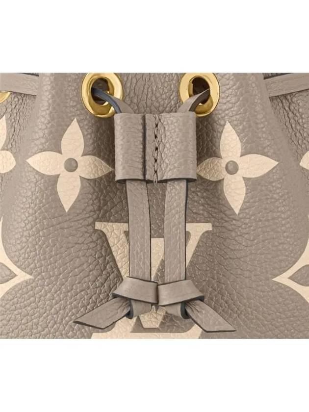 Women's Nano Noe Monogram Bucket Bag Grey Cream - LOUIS VUITTON - BALAAN 8