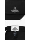 Embroidered ORB Logo Classic Ball Cap Black - VIVIENNE WESTWOOD - BALAAN 5