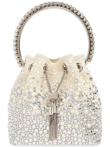 Jimmy Choo Handbag Bon Bon, Women's, Cream - JIMMY CHOO - BALAAN 1