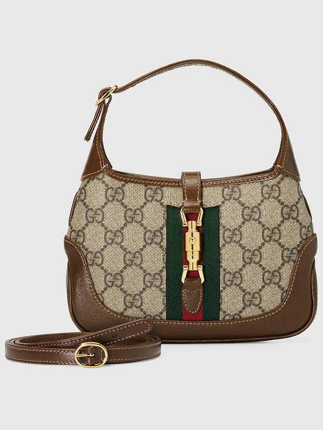 GG Supreme Mini Jackie 1961 Cross Bag Brown Beige - GUCCI - BALAAN 2