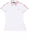 Women's Cara Polo Short Sleeve T-Shirt White - J.LINDEBERG - BALAAN 3