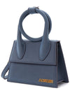 Le Chiquito Neude Tote Bag Dark Navy - JACQUEMUS - BALAAN.