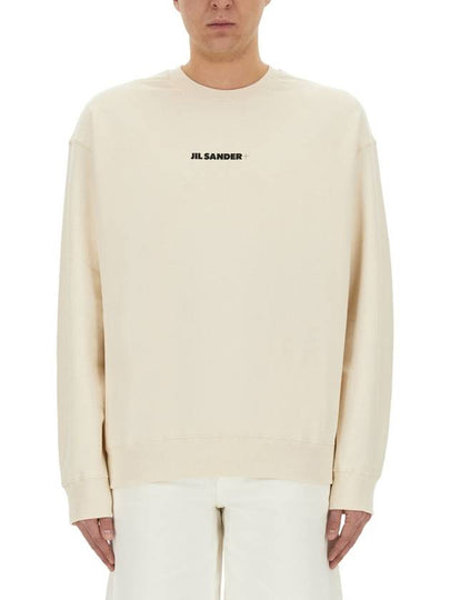 Men's Logo Sweatshirt Yellow Cream - JIL SANDER - BALAAN 2