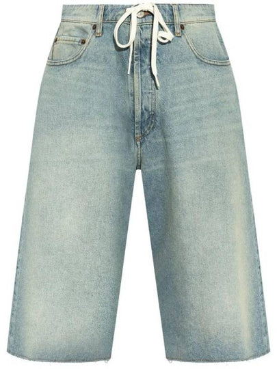 Drawstring Denim Shorts Blue - MAISON MARGIELA - BALAAN 2