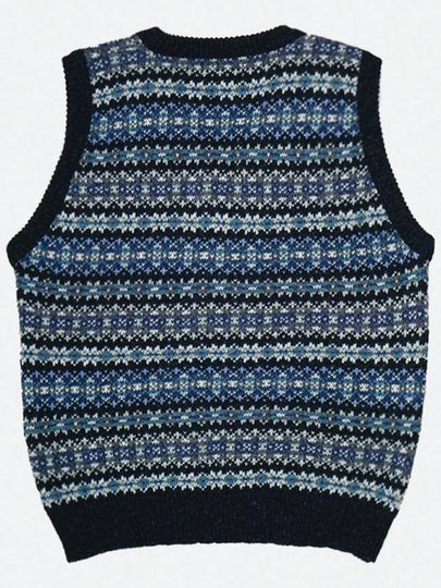 Country Fair Isle Slip over F02 Charcoal - MICHAELROSS - BALAAN 2