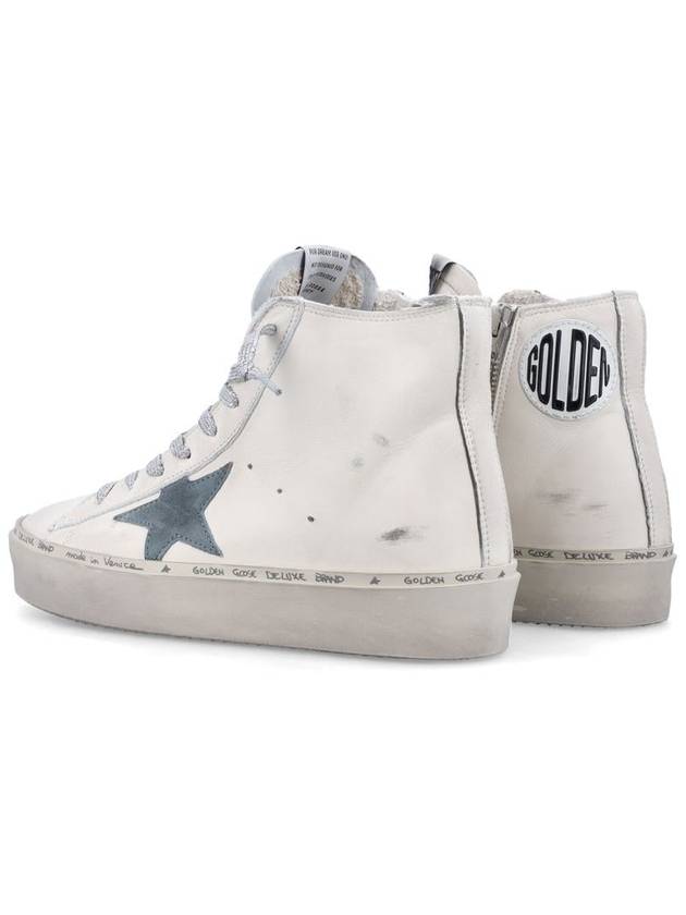 Women s Francie Leather High Top Sneakers White - GOLDEN GOOSE - BALAAN 5