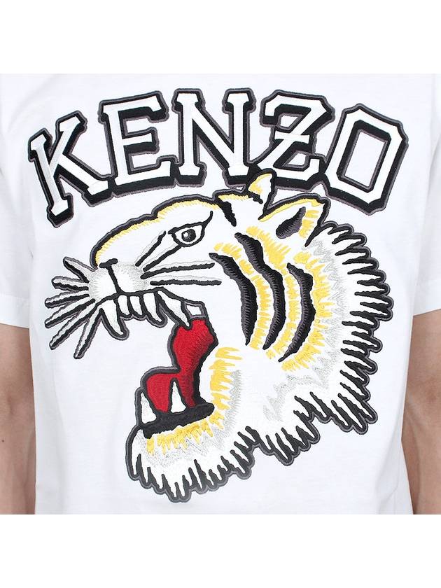 Tiger Varsity Classic Short Sleeve T Shirt 5TS187 4SG 02 - KENZO - BALAAN 6