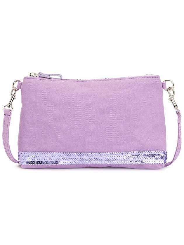 Women's Zipper Clutch Bag Purple - VANESSA BRUNO - BALAAN 1