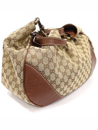 203504 GG logo jacquard gold interlocking G Charlotte hobo shoulder bag - GUCCI - BALAAN 2