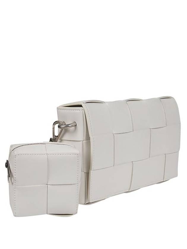 Cassette Versatil Strap Cross Bag White - BOTTEGA VENETA - BALAAN 4