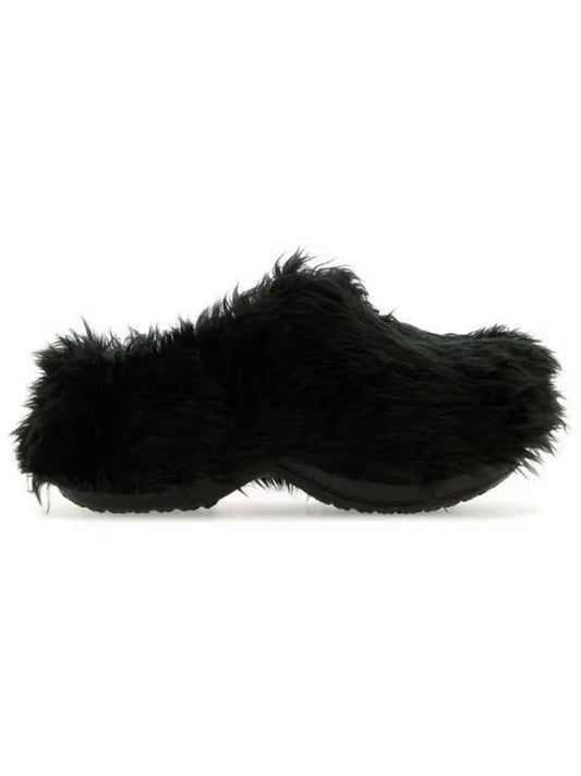 Fake Fur Mule Black - BALENCIAGA - BALAAN 2