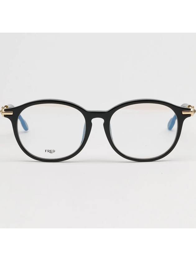 Eyewear Asian Fit Horn-Rim Eyeglasses Black - FRED - BALAAN 4