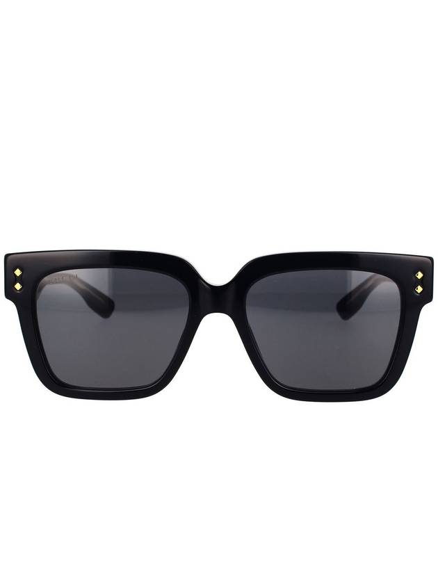 Eyewear Logo Temple Square Sunglasses Black - GUCCI - BALAAN 2