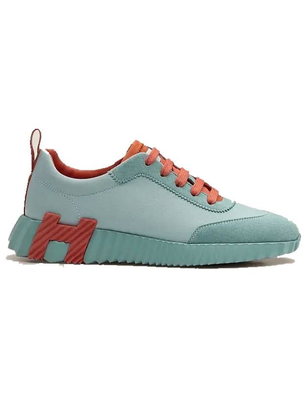 Bouncing Low Top Sneakers Green - HERMES - BALAAN 1