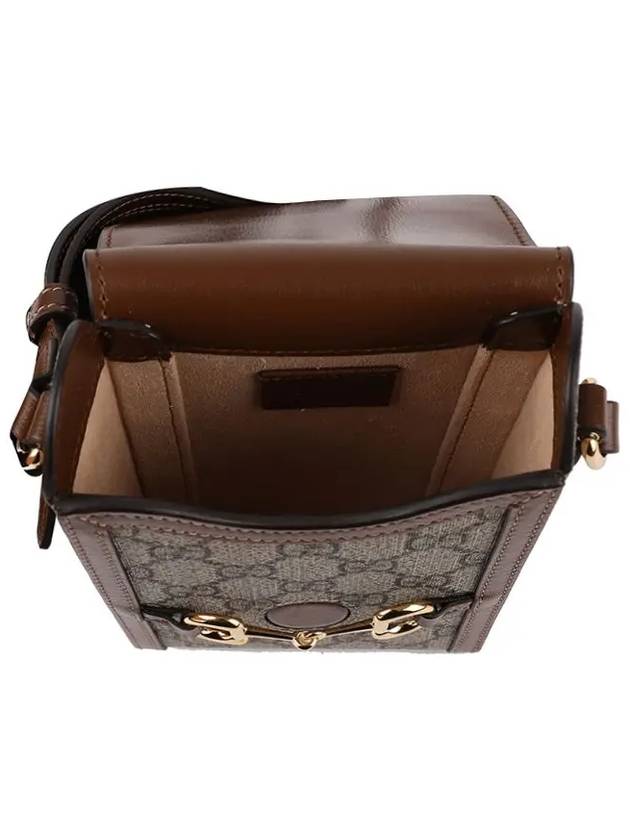 Horsebit 1955 Mini Bag Brown - GUCCI - BALAAN 6