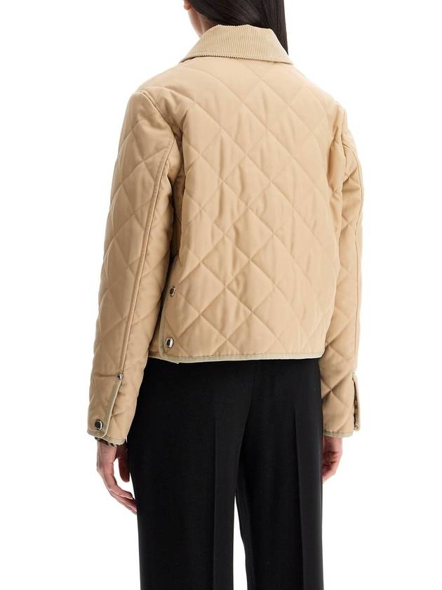 Quilted Classic Collar Jacket Beige - BURBERRY - BALAAN 4