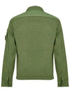 Men's Lens Wappen Tyrone Overfit Long Sleeve Shirt Jacket Khaki - CP COMPANY - BALAAN 4