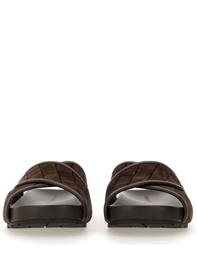 Tarik Suede Sandals Fondant - BOTTEGA VENETA - BALAAN 5