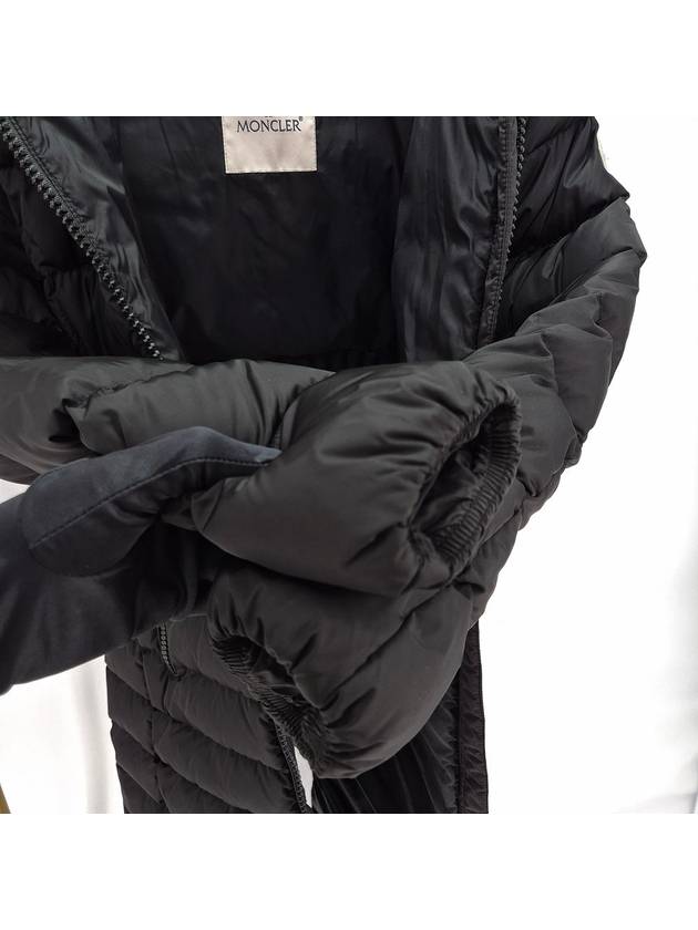 Taleb women s long padding black size 0 - MONCLER - BALAAN 8