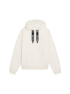 Loose Cotton Fleece Hood Dirty White - CELINE - BALAAN 1