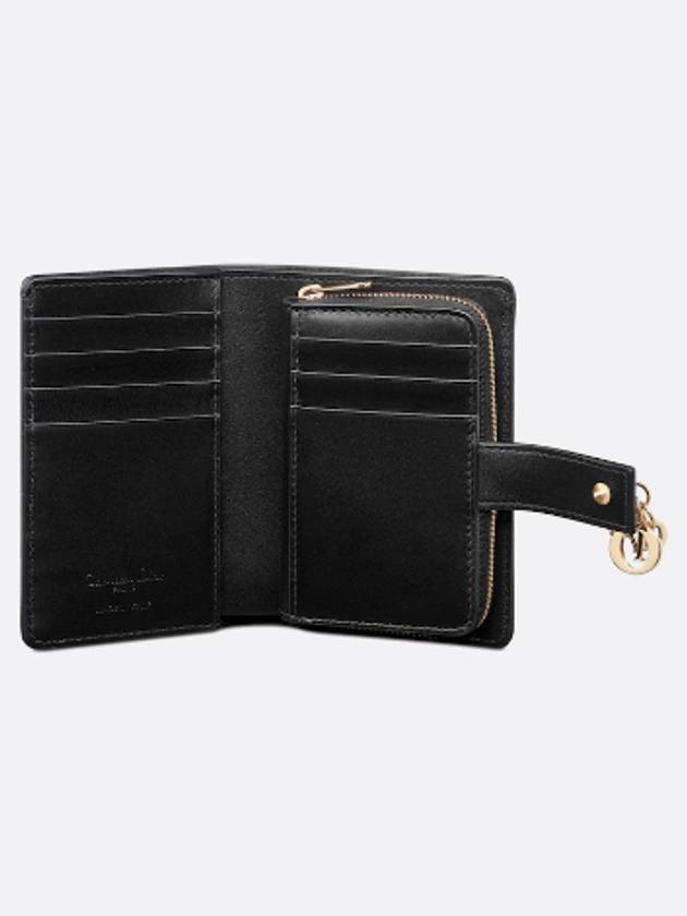 My Dior Pocket Half Wallet Black Cannage Sheepskin S6022ONMJ M900 - DIOR - BALAAN 4